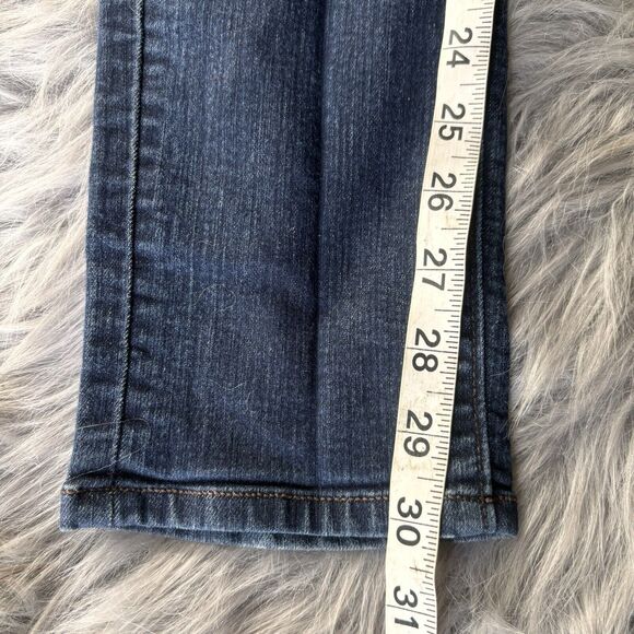 Loft Modern Skinny Jeans Size 26/ 2 Dark Wash Stretch Denim Classic 5 Pocket - Picture 11 of 12